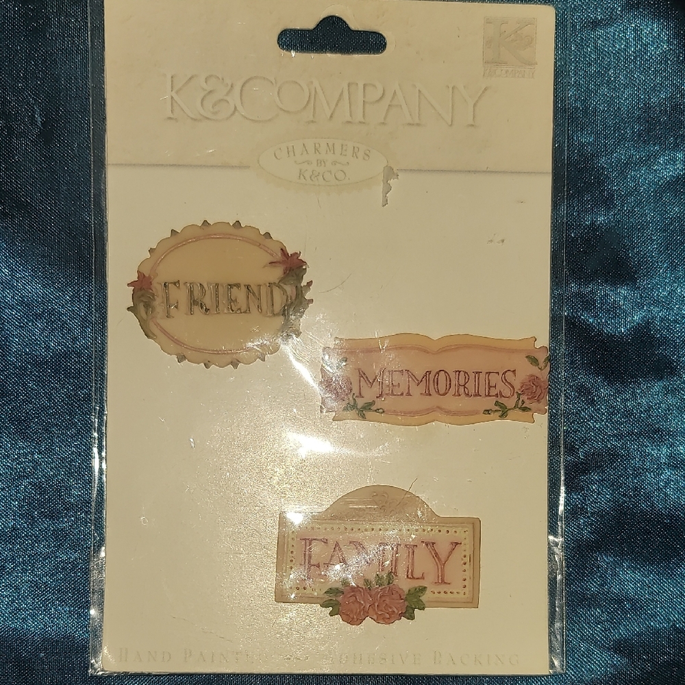 K&Company Floral Mixed Media Art Stickers